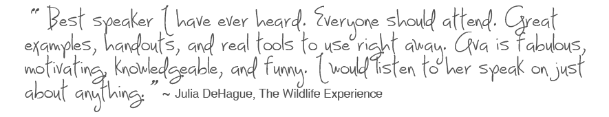 Julia DeHague - The Wildlife Experience